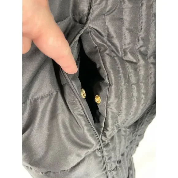 CATHERINE’S - Plus Size Faux Fur Trim Winter Coat - Black 2x - Picture 6 of 9